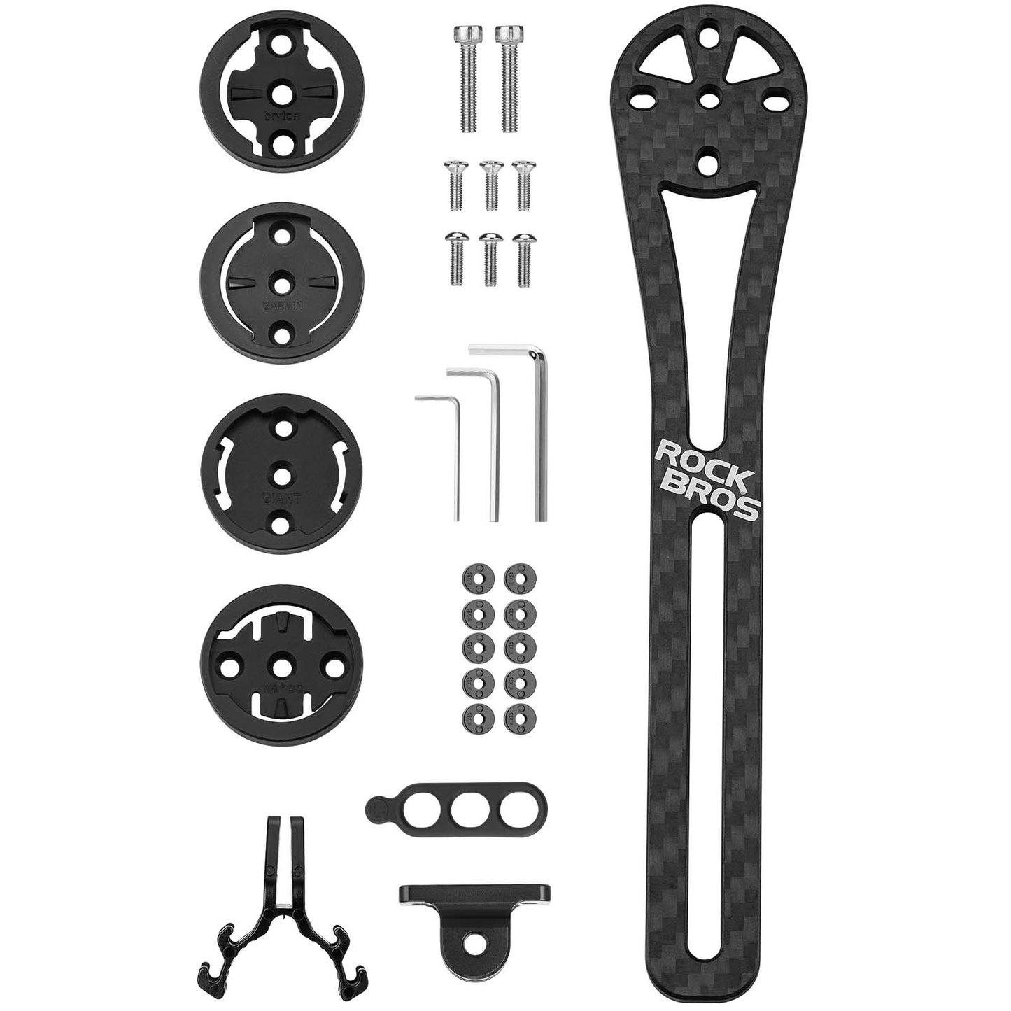 Festing fyrir stýri á hjólatölvu fyrir Garmin/Wahoo/Bryton/Giant