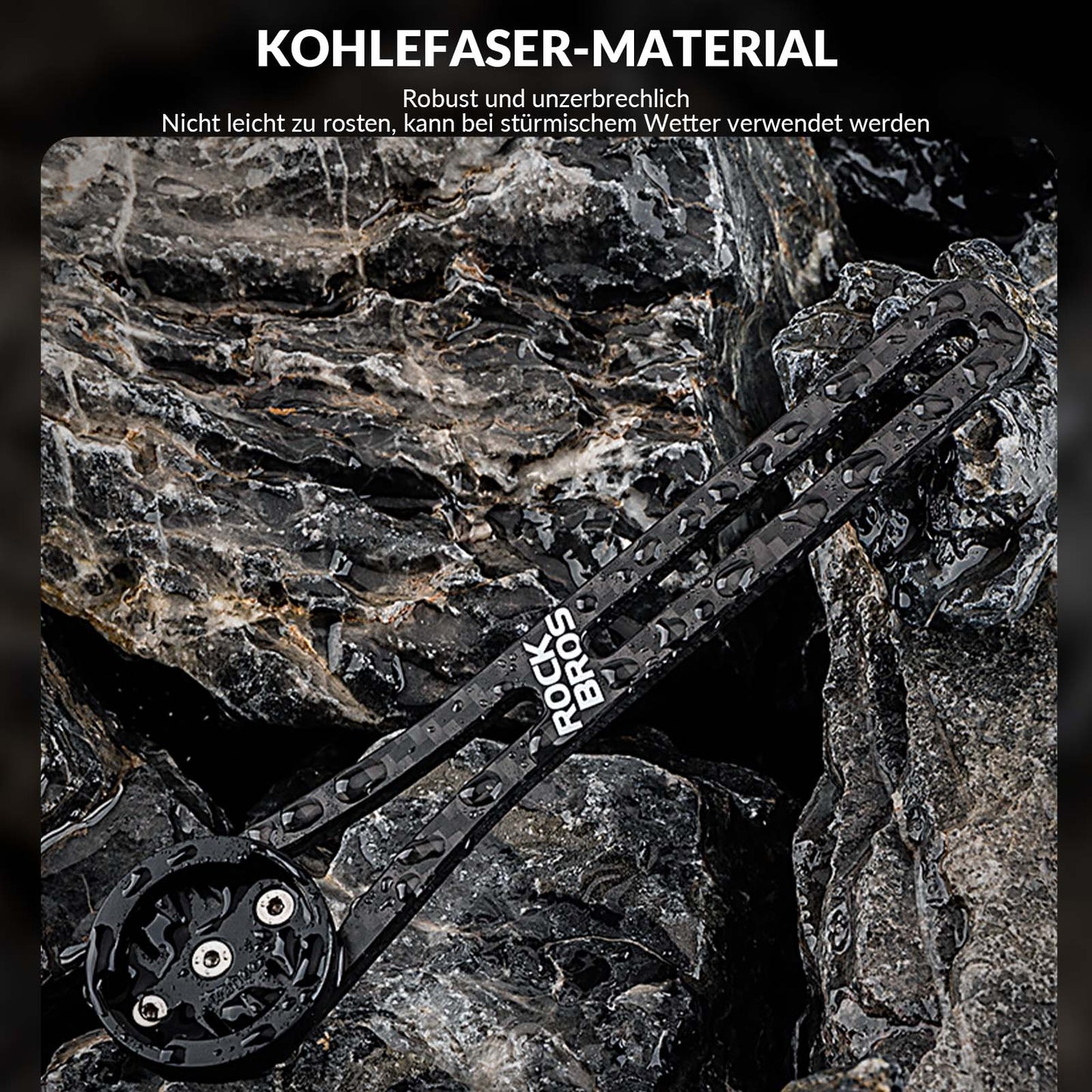 Festing fyrir stýri á hjólatölvu fyrir Garmin/Wahoo/Bryton/Giant