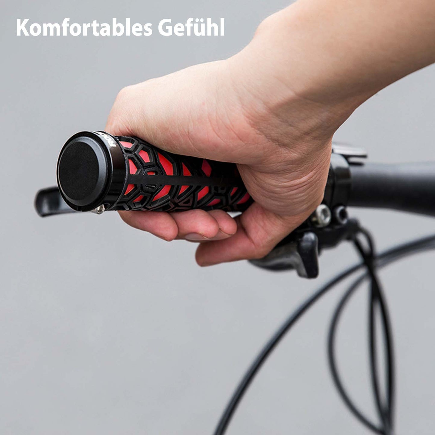 ROCKBROS Fahrradgriffe Lenkergriffe für Mountainbike/ Scooter/ E-Bike/ Cityrad/ Rennrad