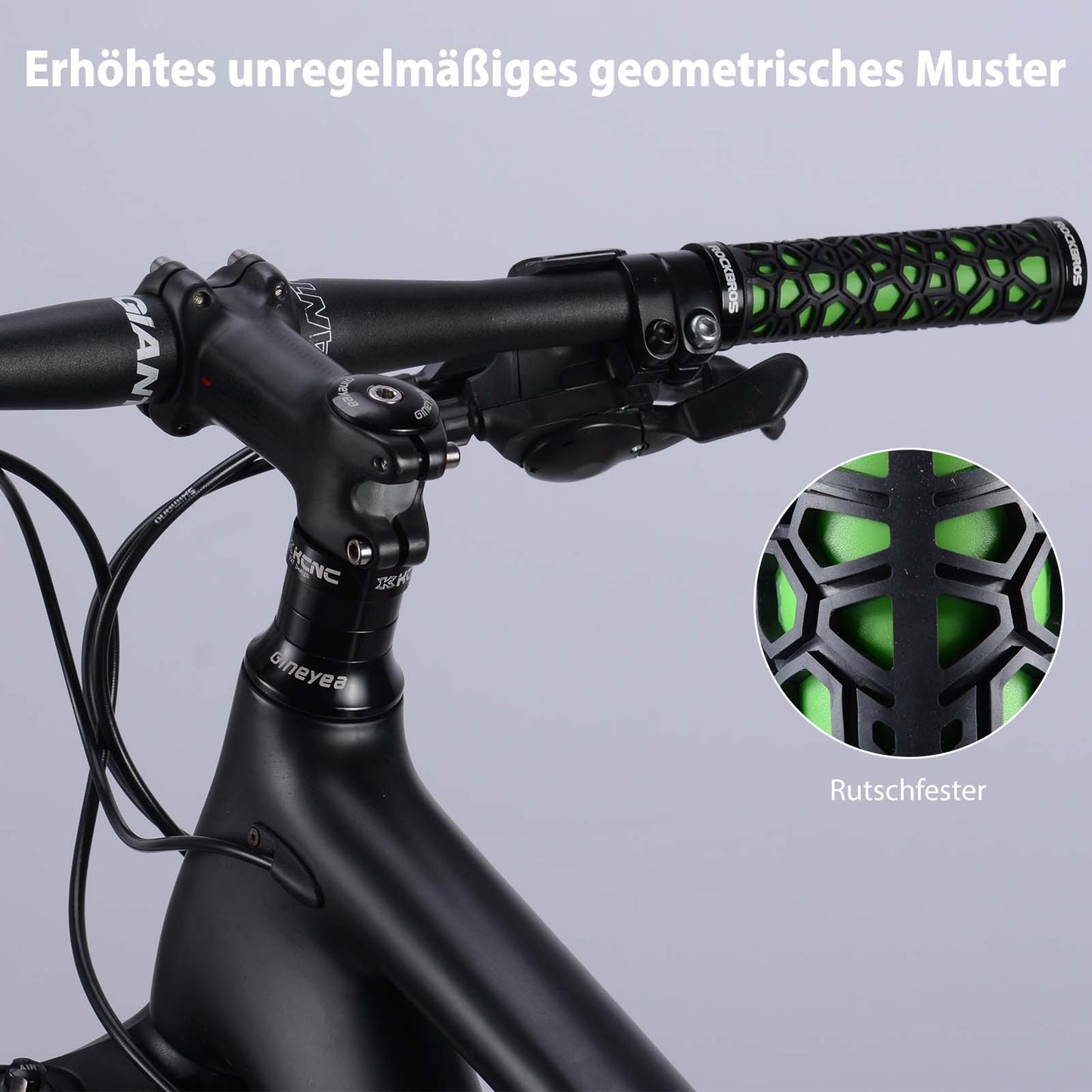 ROCKBROS Fahrradgriffe Lenkergriffe für Mountainbike/ Scooter/ E-Bike/ Cityrad/ Rennrad