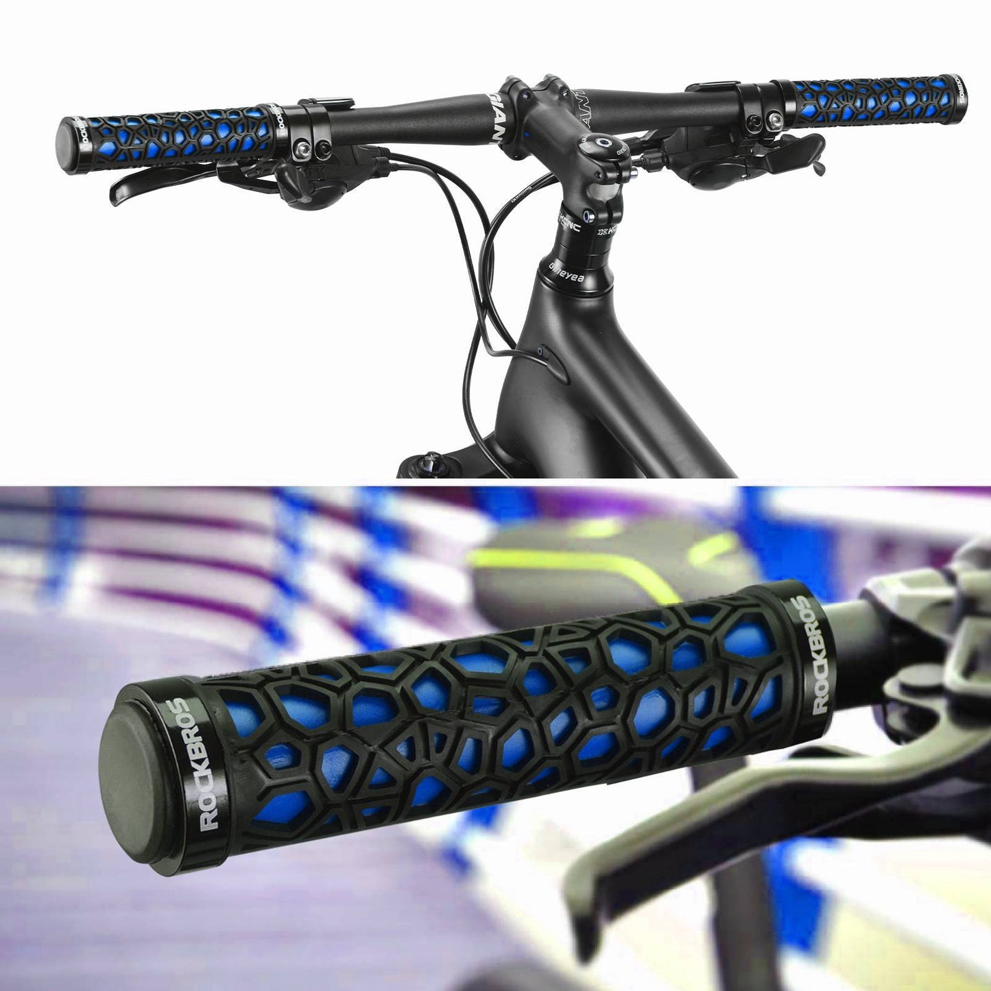 ROCKBROS Fahrradgriffe Lenkergriffe für Mountainbike/ Scooter/ E-Bike/ Cityrad/ Rennrad