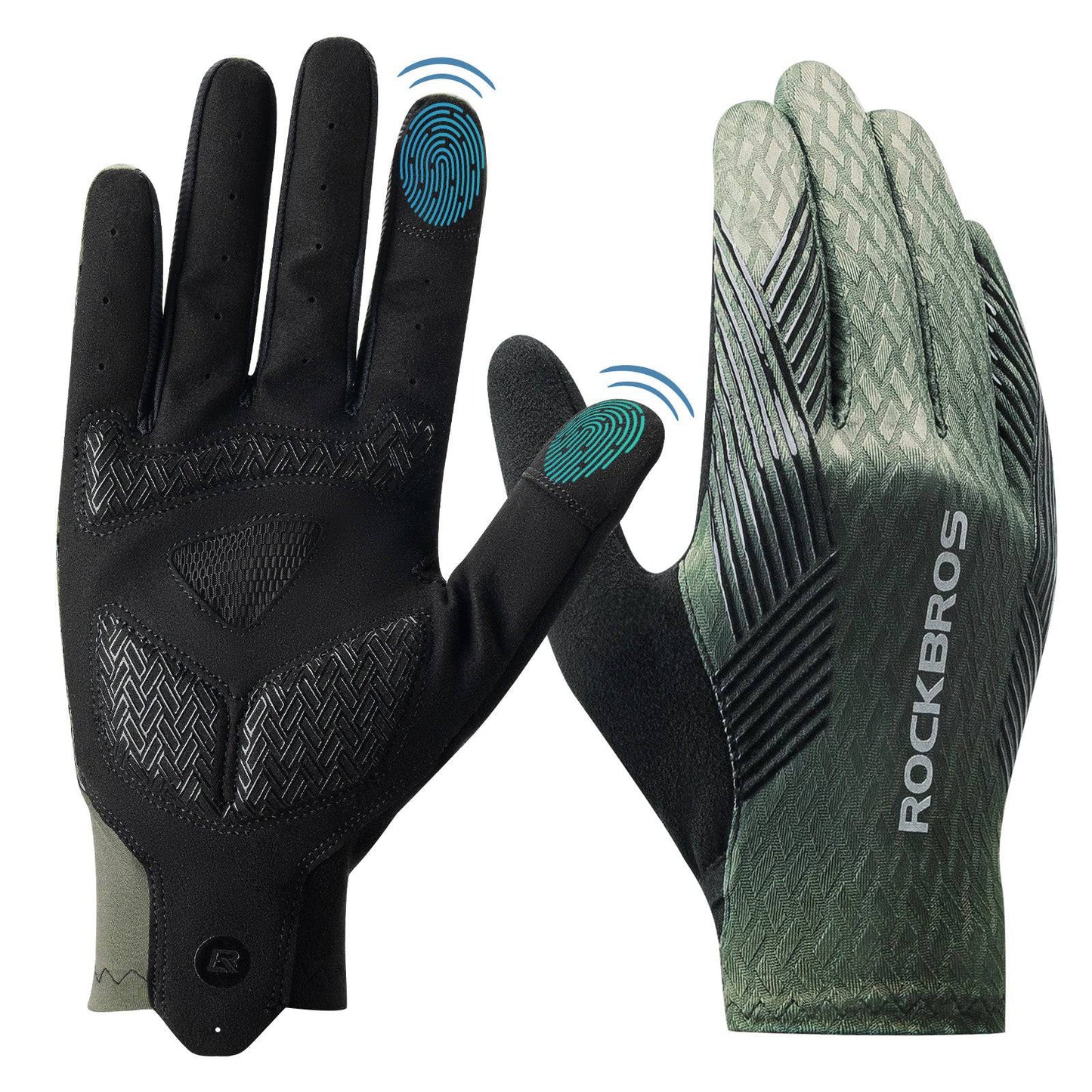 ROCKBROS Cycling Gloves for Women/Men, Touchscreen, Anti-Slip, Thin