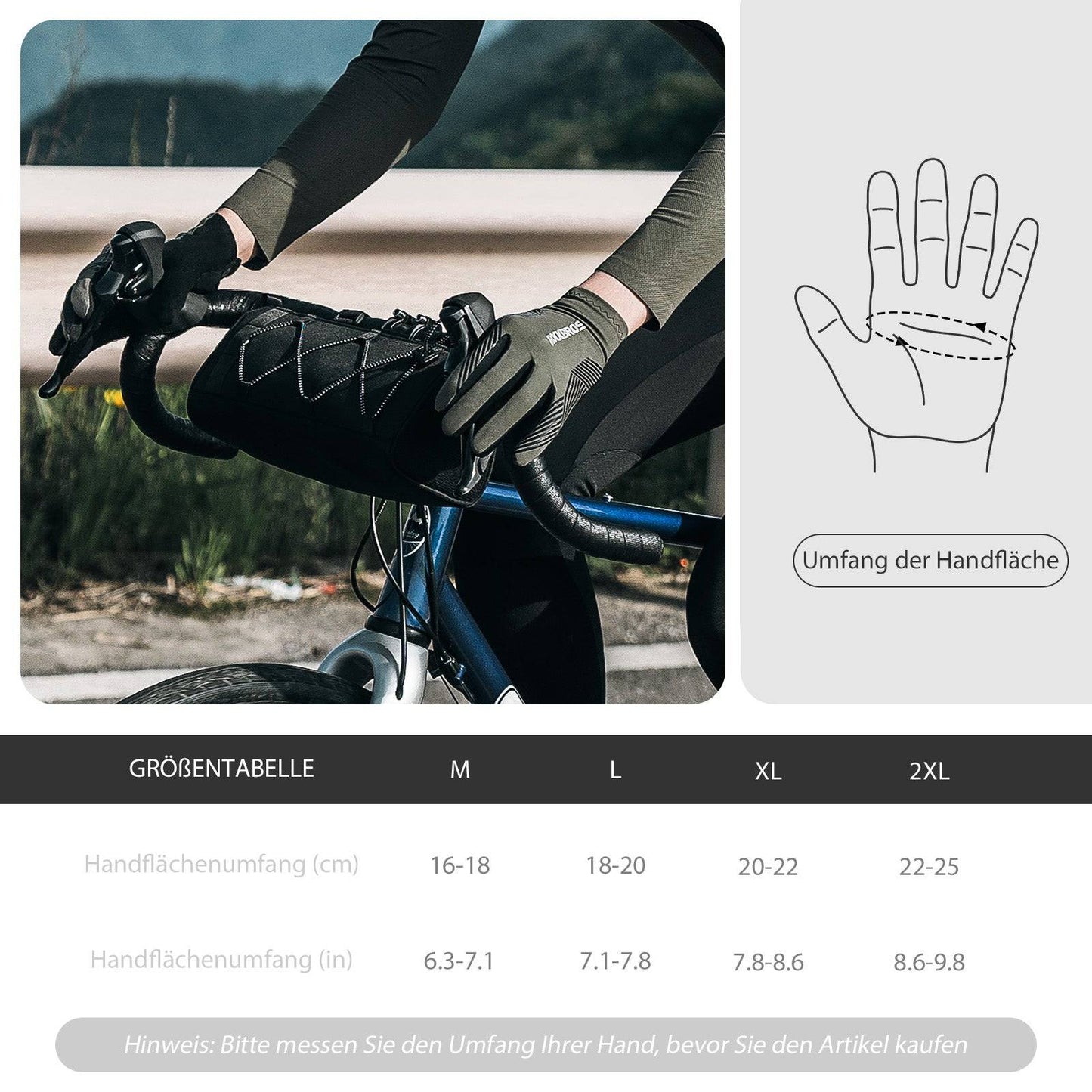 ROCKBROS Cycling Gloves for Women/Men, Touchscreen, Anti-Slip, Thin