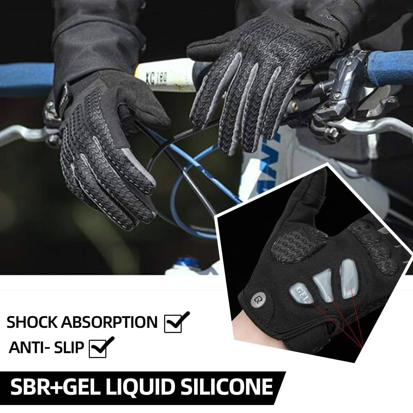 ROCKBROS Cycling Gloves Spring/Autumn Touchscreen Unisex