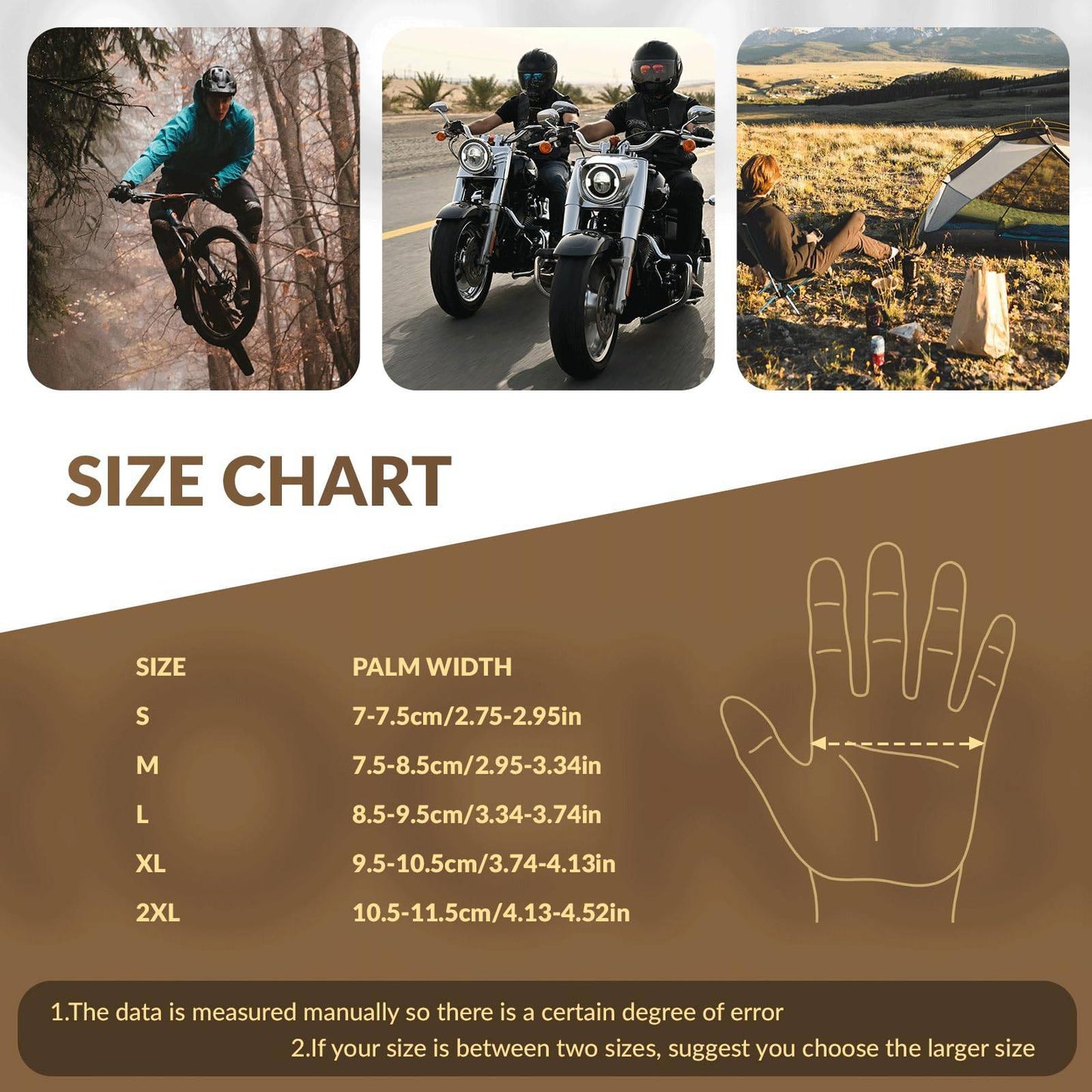 ROCKBROS Hjólreiðahanskar Hlýir, vindheldir íþróttahanskar með fullum fingrum