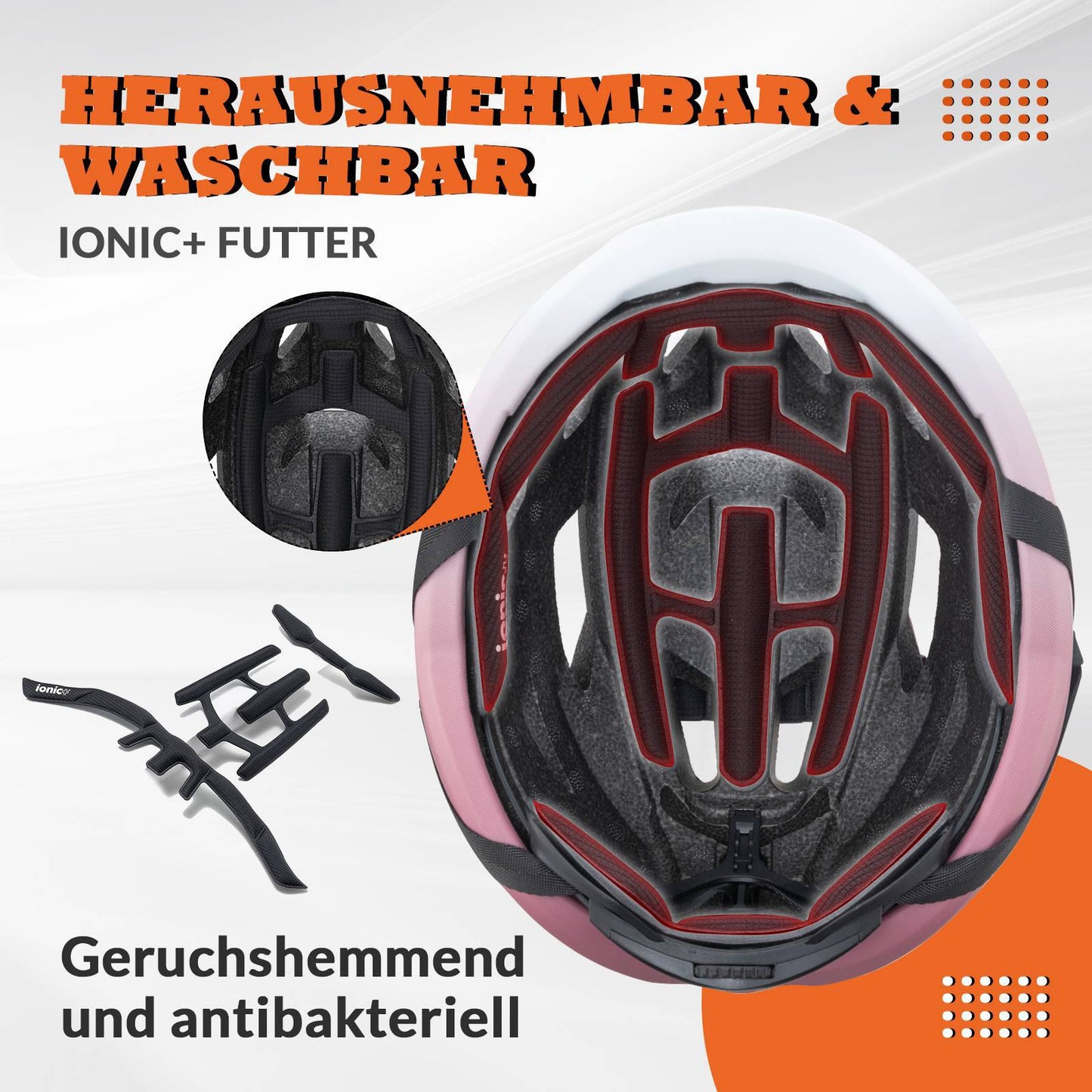 ROCKBROS Fahrradhelm Sport Mountainbike Schutzhelm Atmungsaktiv 54-58cm
