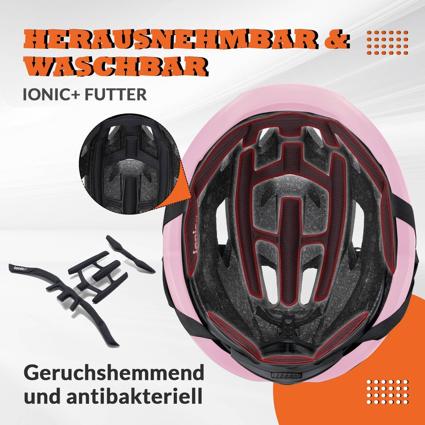 ROCKBROS Fahrradhelm Sport Mountainbike Schutzhelm Atmungsaktiv 54-58cm