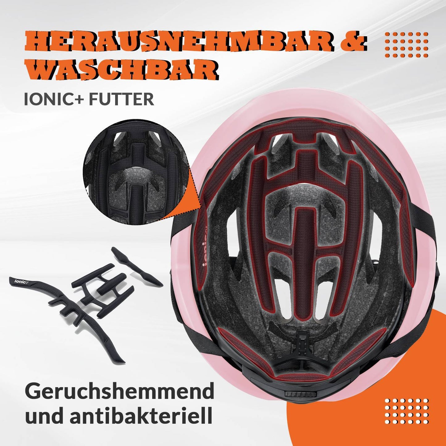 ROCKBROS Fahrradhelm Sport Mountainbike Schutzhelm Atmungsaktiv 54-58cm