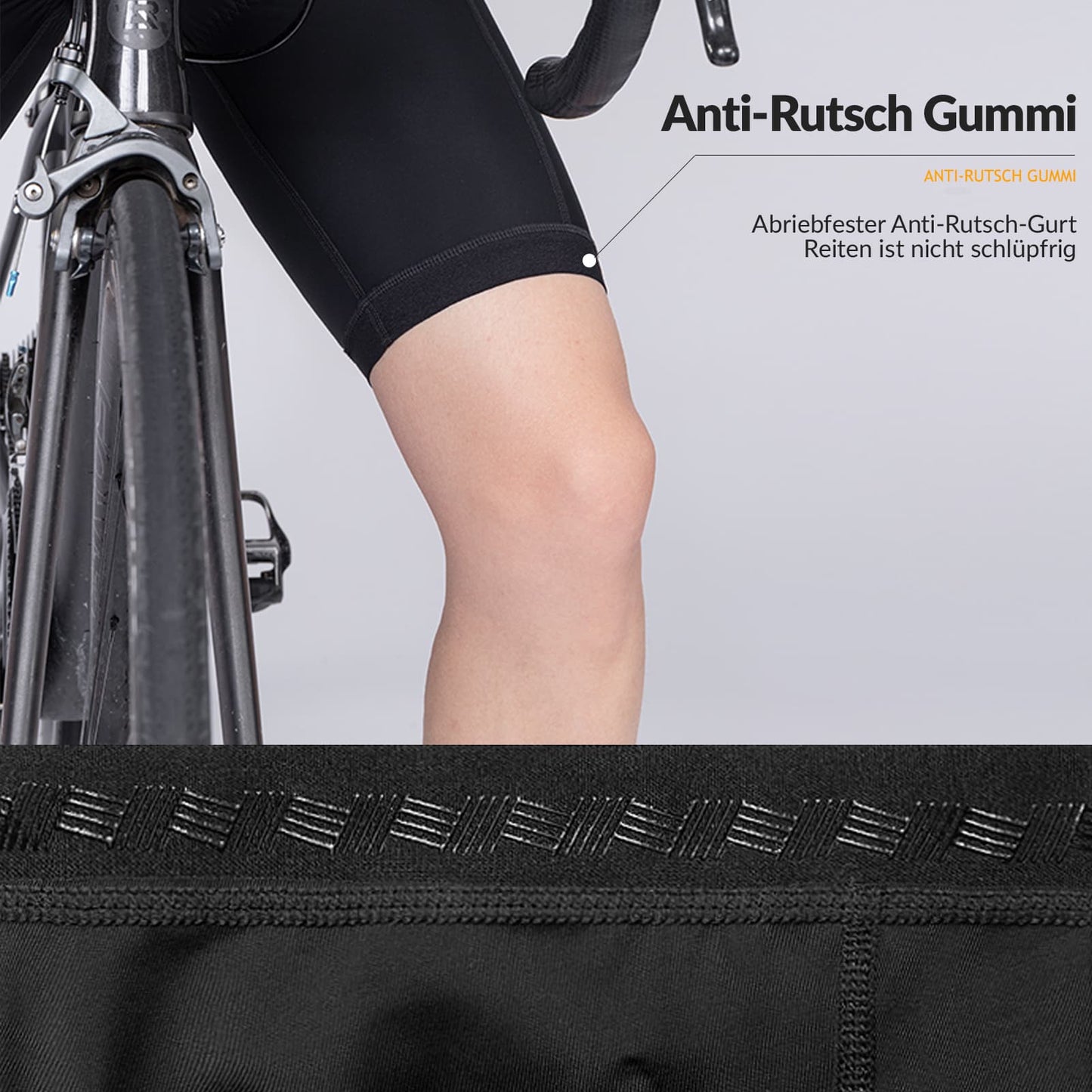 ROCKBROS Fahrradhose mit 3D Sitzpolster Schnell trocken Herren