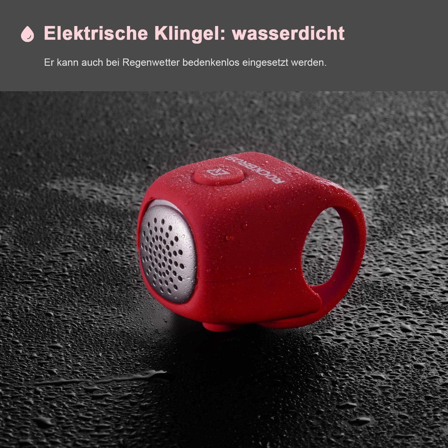 ROCKBROS Electronic Bicycle Bell IPX4 Waterproof