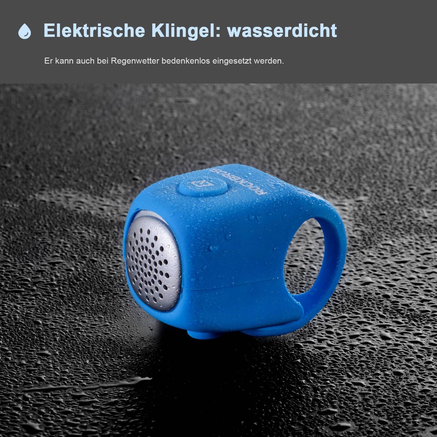 ROCKBROS Electronic Bicycle Bell IPX4 Waterproof