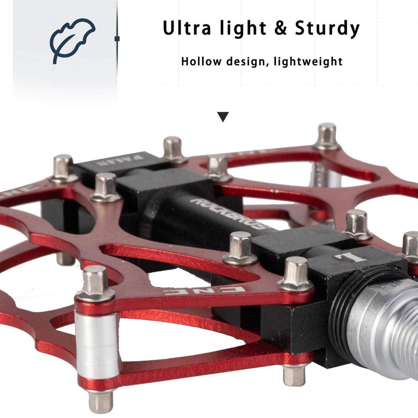 ROCKBROS bicycle pedals 9/16 inch CNC aluminum with sealed bearings