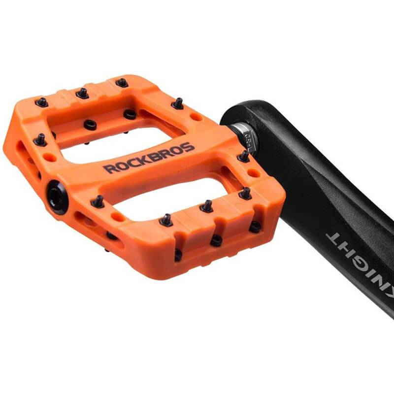 ROCKBROS Fahrradpedale 9/16 Zoll MTB Pedale mit 3 Bearing aus Nylon