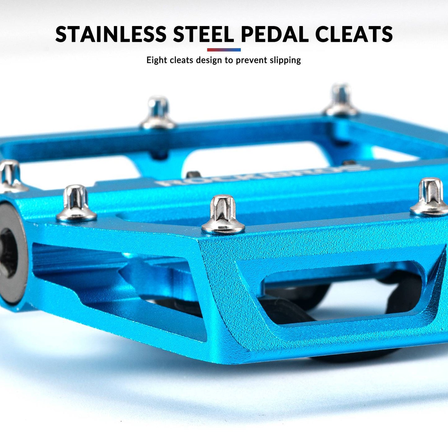 ROCKBROS Aluminum Bicycle Pedals 2 in 1 SPD Pedals for MTB, Road Bike, City Bike