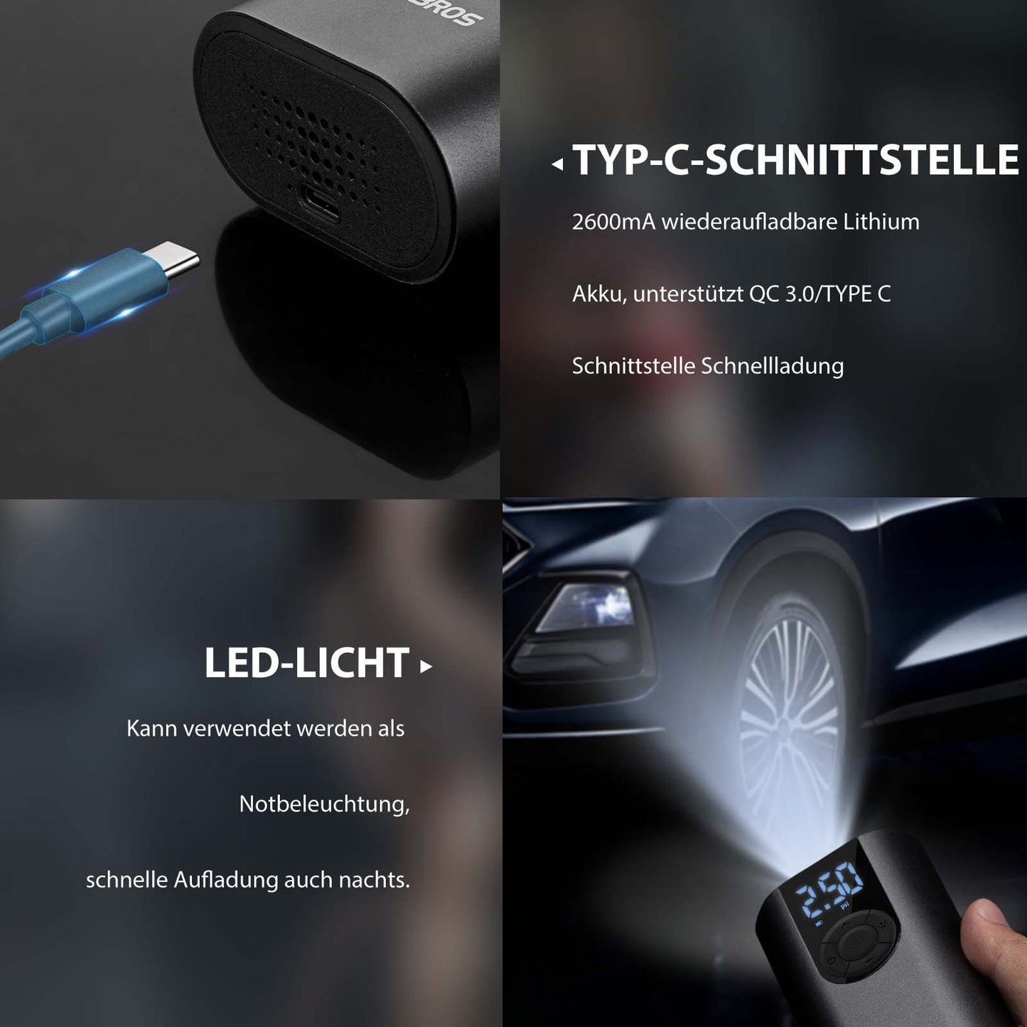 A8 Electric Bicycle Pump 150PSI