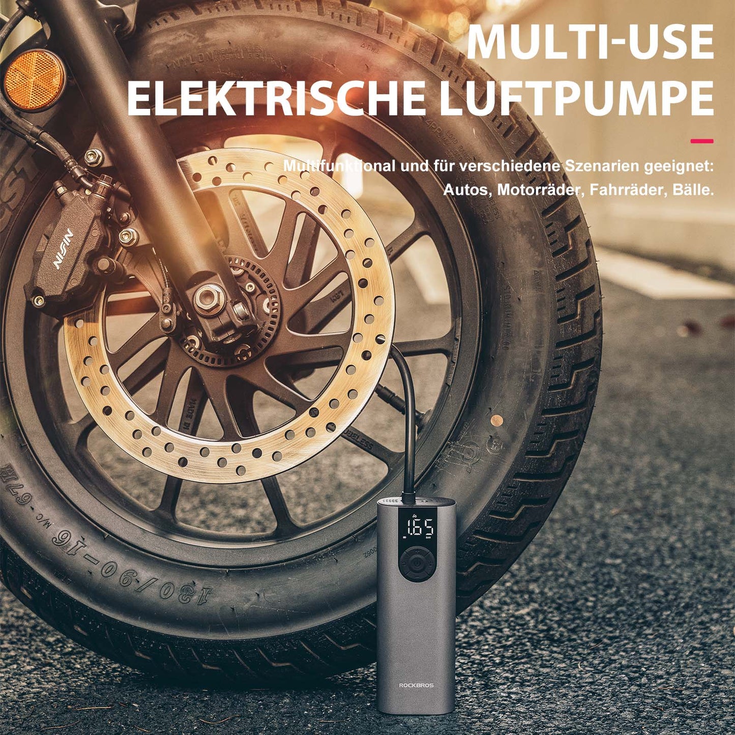 A8 Electric Bicycle Pump 150PSI