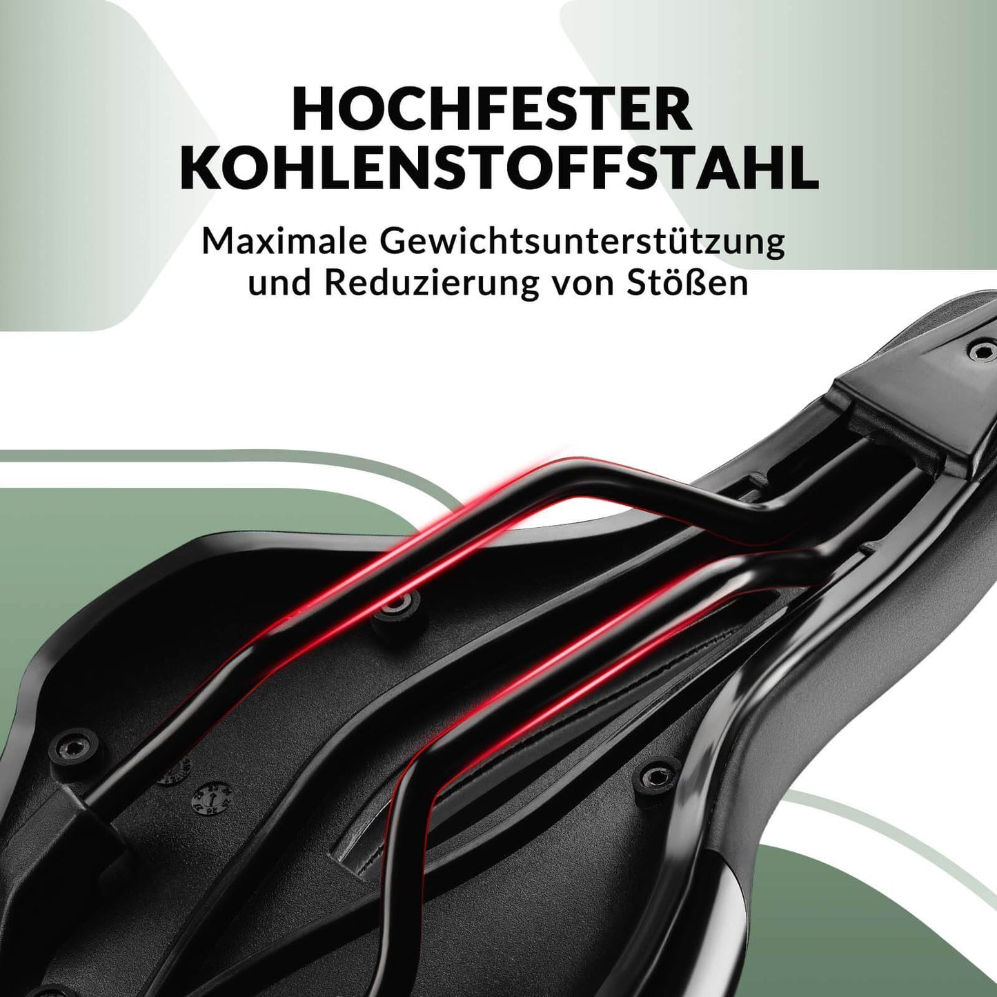 ROCKBROS Fahrradsattel Bequem Hohl Ergonomisch Fahrradsitz Anti-Rutsch