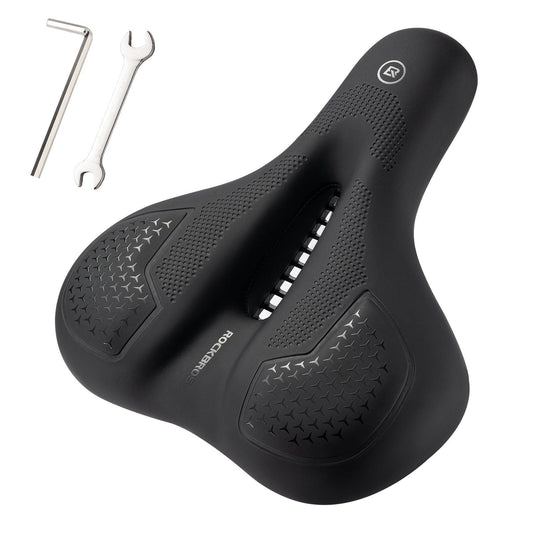 ROCKBROS Bicycle Saddle Memory Foam Breathable Gel Saddle