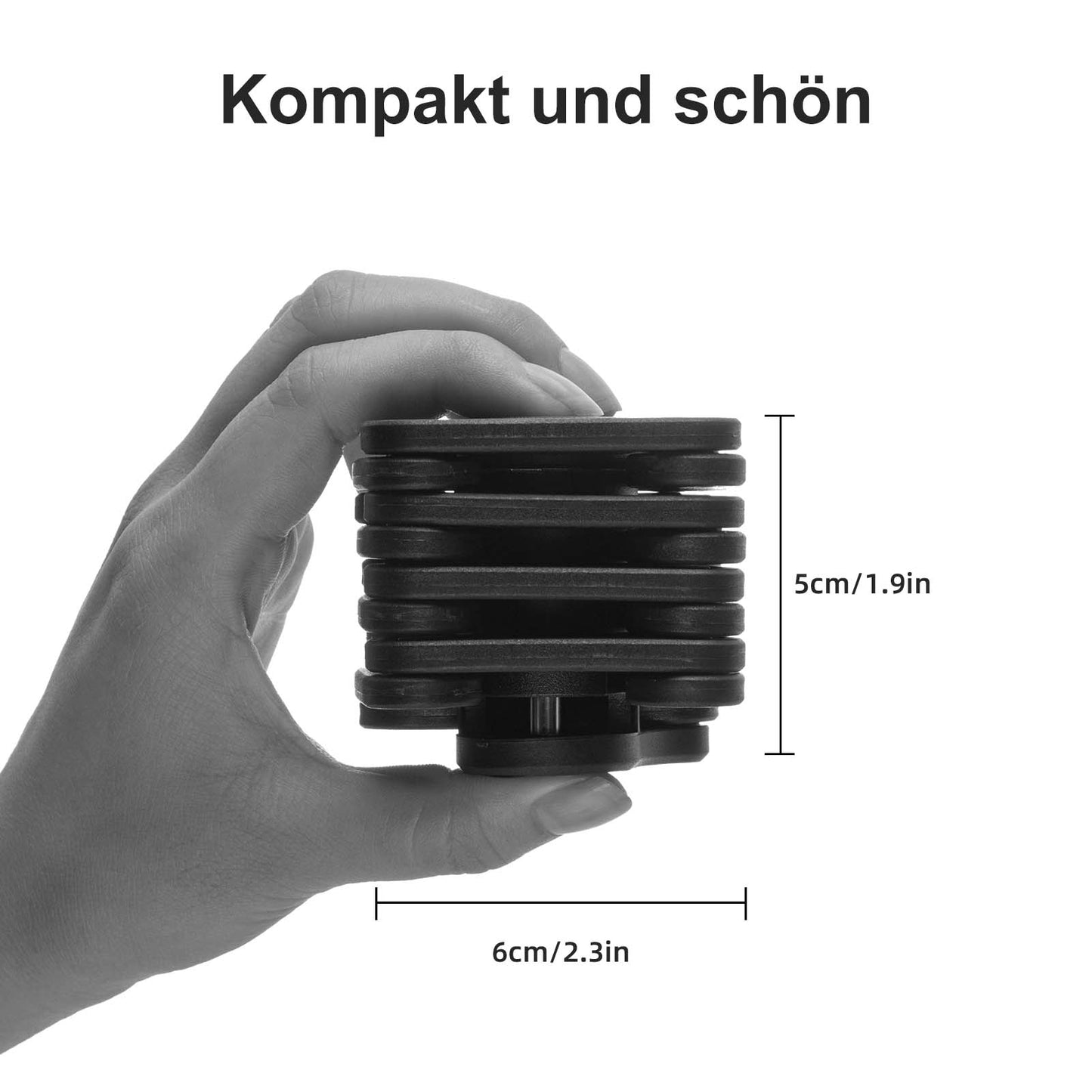 ROCKBROS reiðhjólalás samanbrjótanlegur 70 cm langur svartur