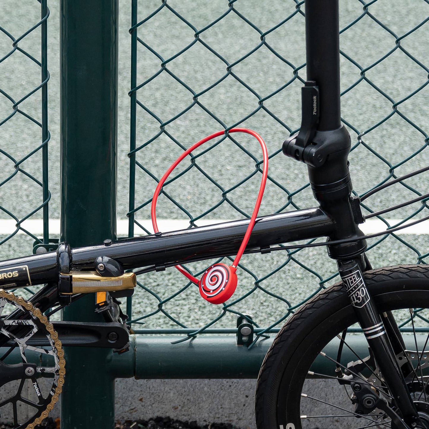 ROCKBROS Children's Bicycle Lock 69cm with 2 Keys