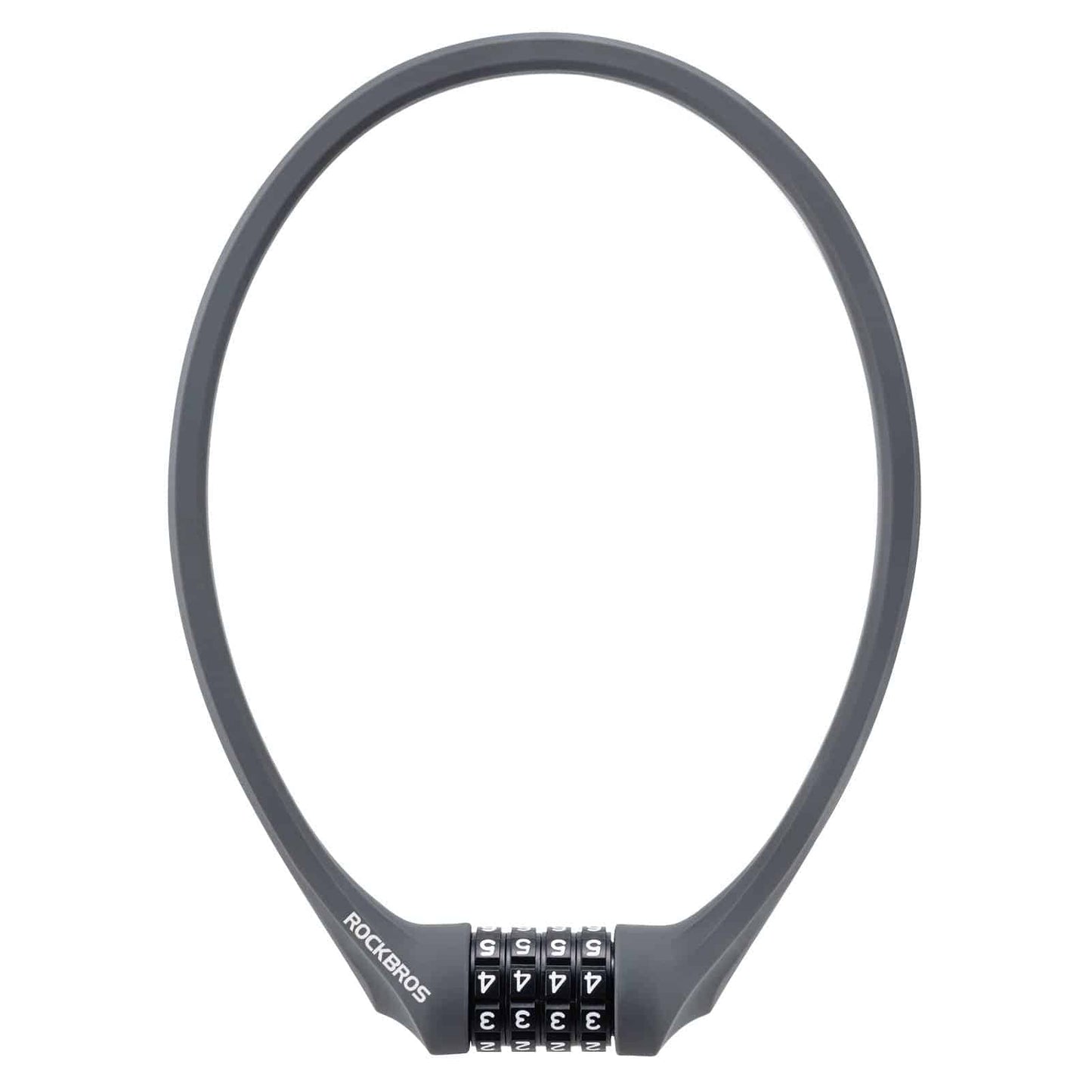 Bicycle lock with 4-digit combination lock, 65cm long