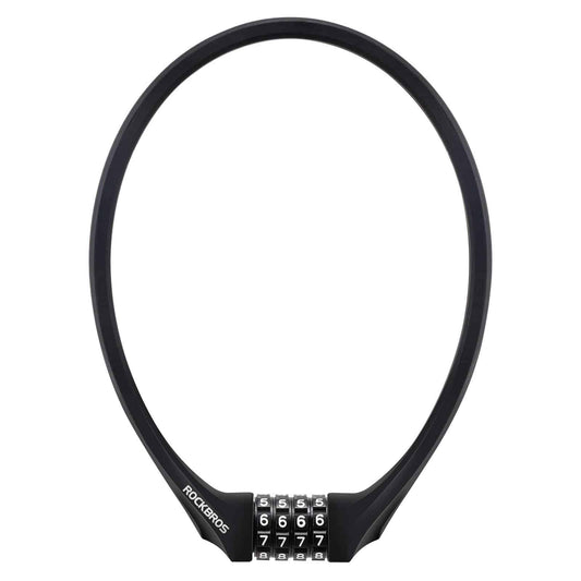 Bicycle lock with 4-digit combination lock, 65cm long