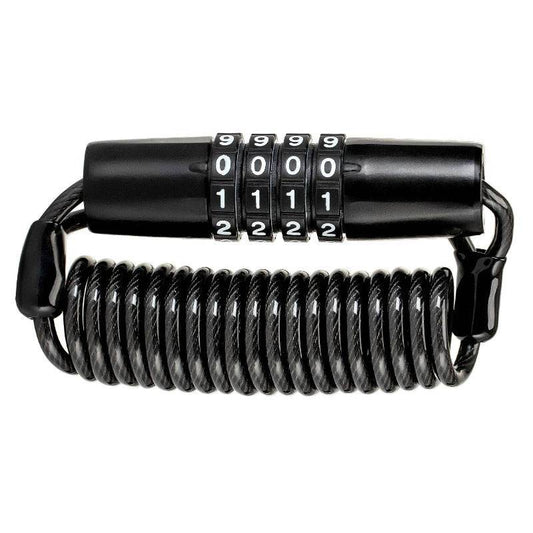 ROCKBROS Fahrradschloss Zahlenschloss  Helmschloss mit 4-stellig Code max. 150 cm