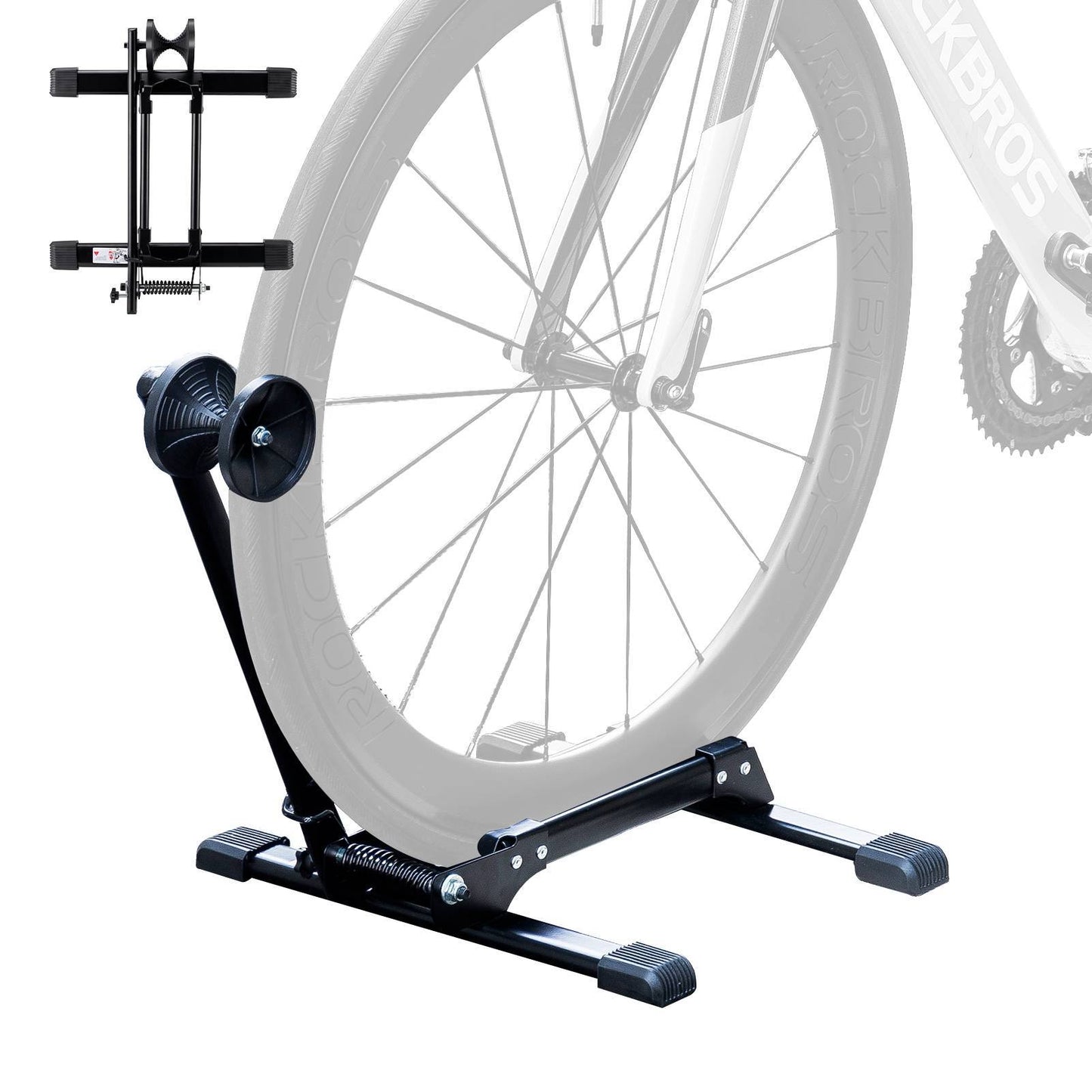 ROCKBROS Foldable Aluminum Bicycle Stand, Single-Sided Bicycle Stand