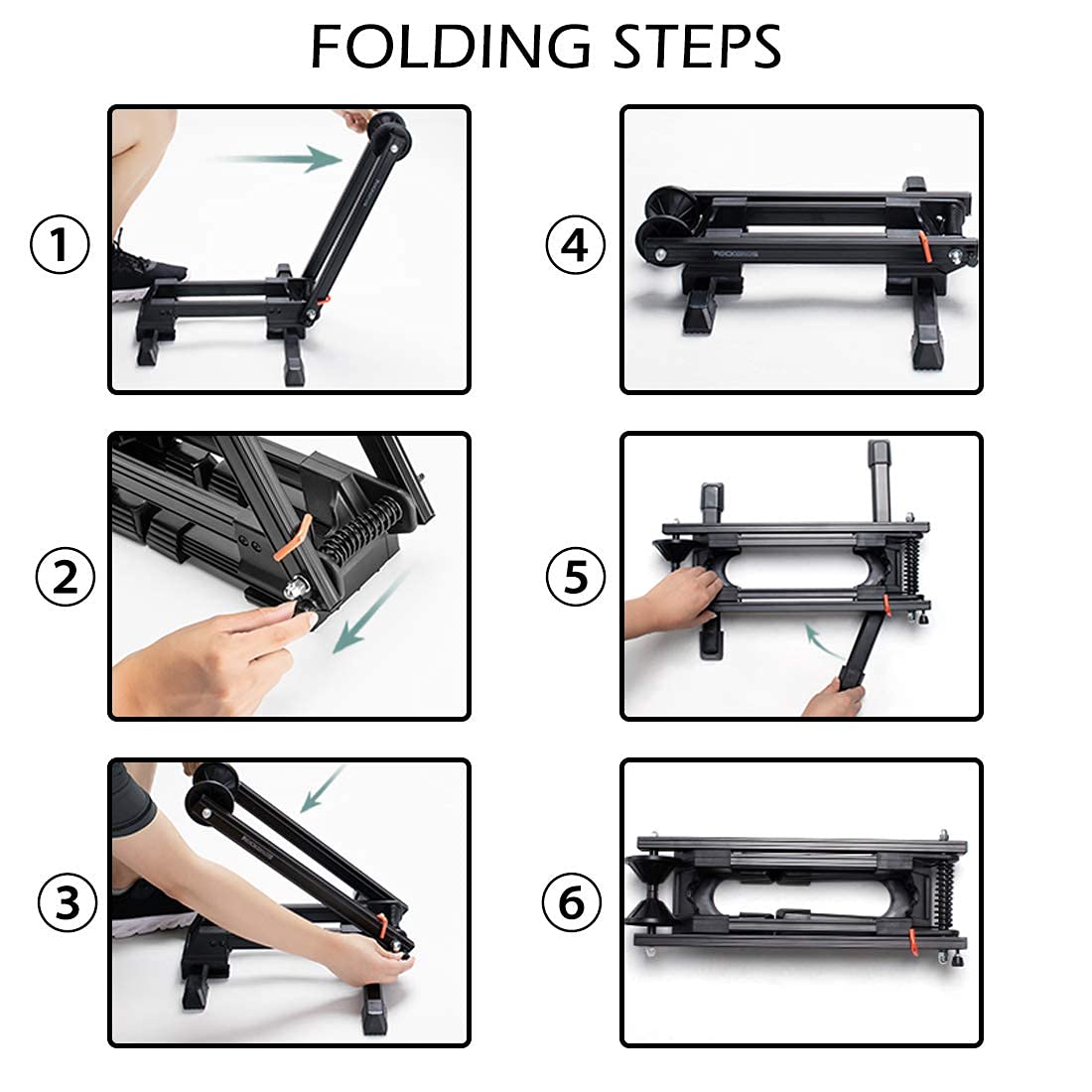 ROCKBROS Fahrradständer Hinterradständer Faltbar aus Aluminium