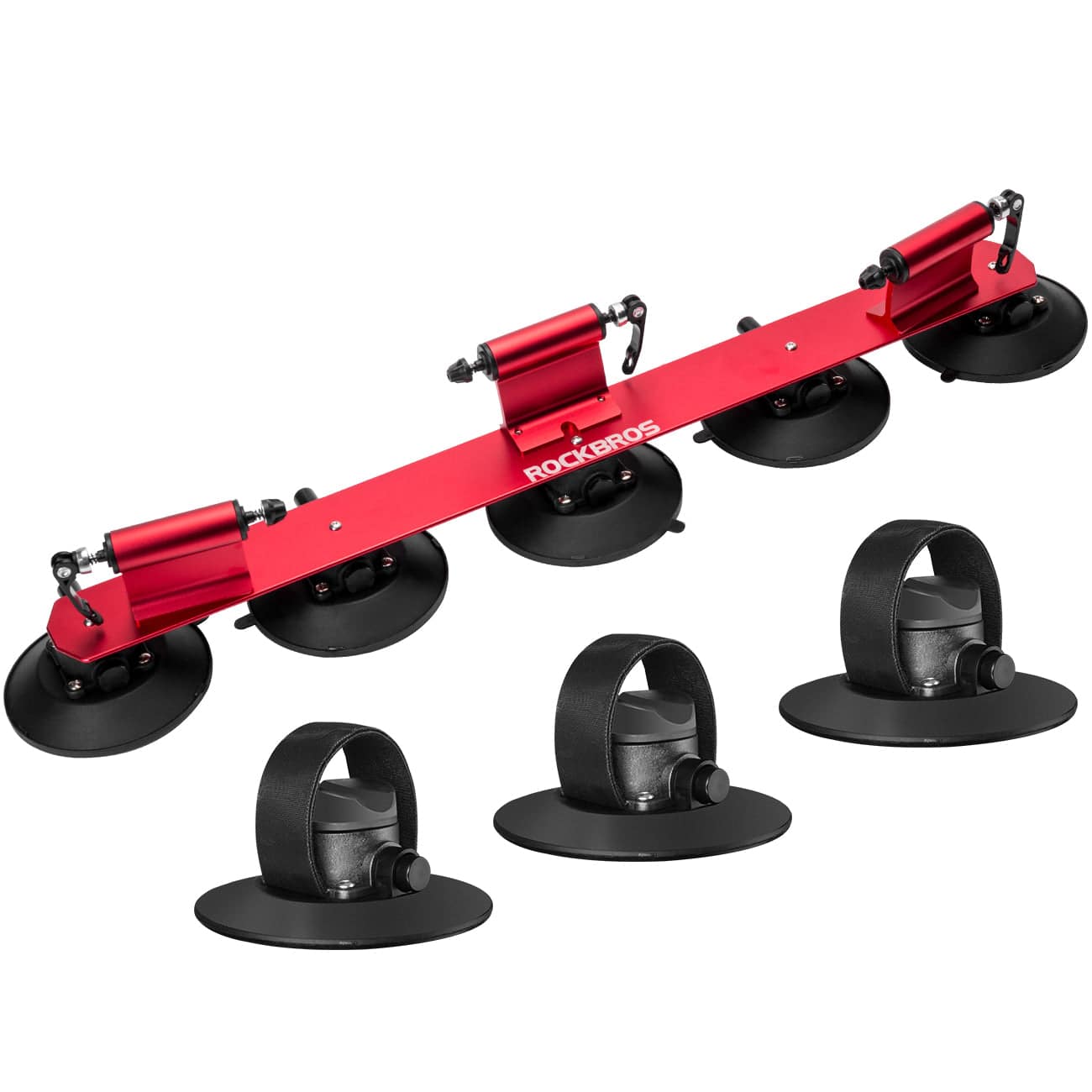 ROCKBROS bicycle carrier, roof rack with suction cups, quick assembly