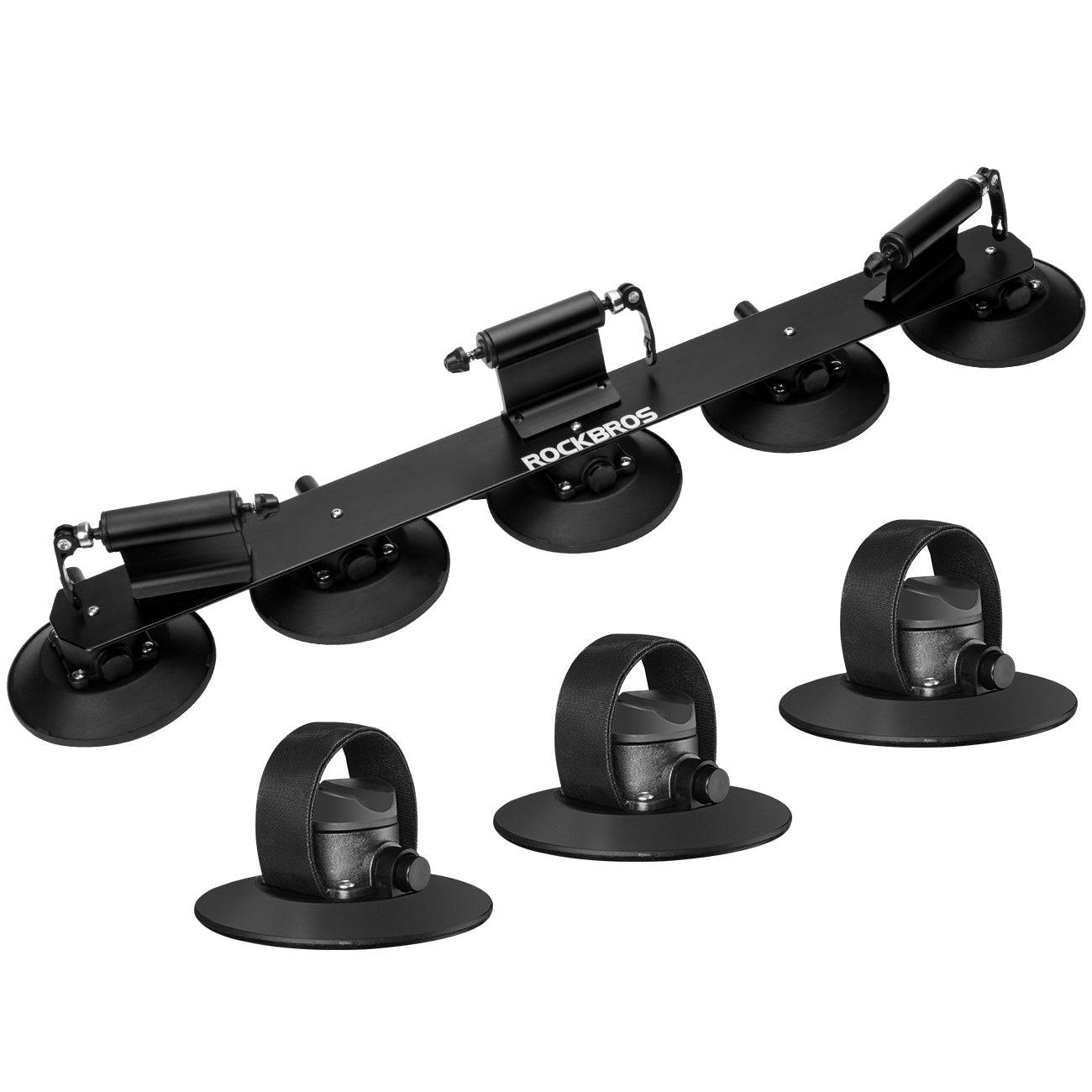 ROCKBROS bicycle carrier, roof rack with suction cups, quick assembly