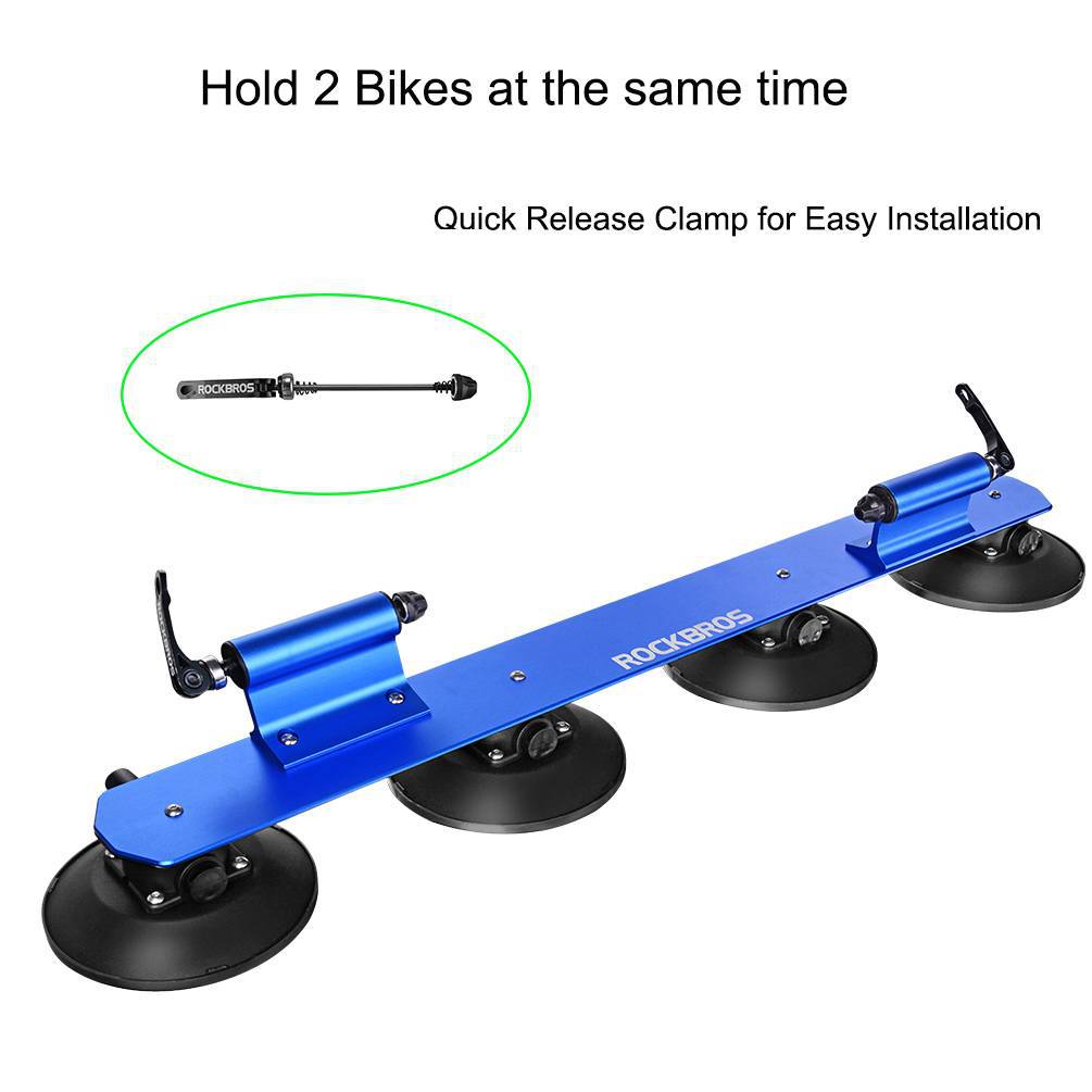 ROCKBROS bicycle carrier, roof rack with suction cups, quick assembly