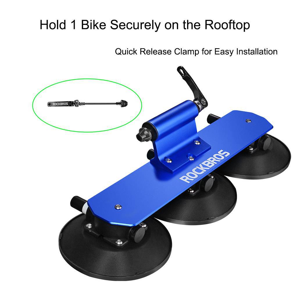 ROCKBROS bicycle carrier, roof rack with suction cups, quick assembly