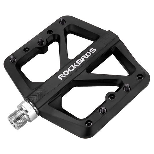 ROCKBROS Flat pedals 9/16 made of nylon, 3 sealed bearings, non-slip