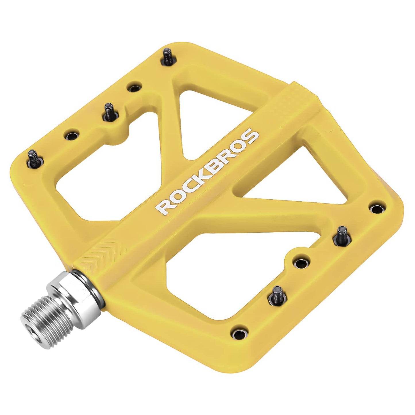 ROCKBROS Flat pedals 9/16 made of nylon, 3 sealed bearings, non-slip