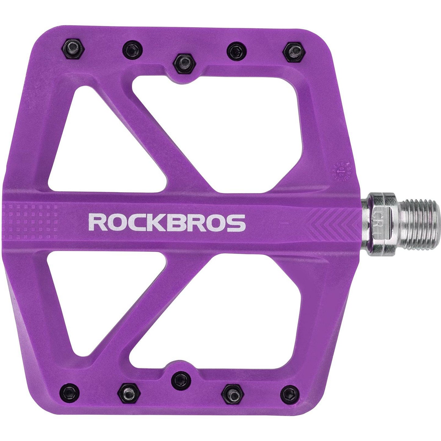 ROCKBROS Flat pedals 9/16 made of nylon, 3 sealed bearings, non-slip