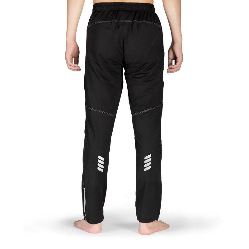 ROCKBROS vetrarhjólreiðabuxur vindheldar hjólreiðagallar fyrir karla 