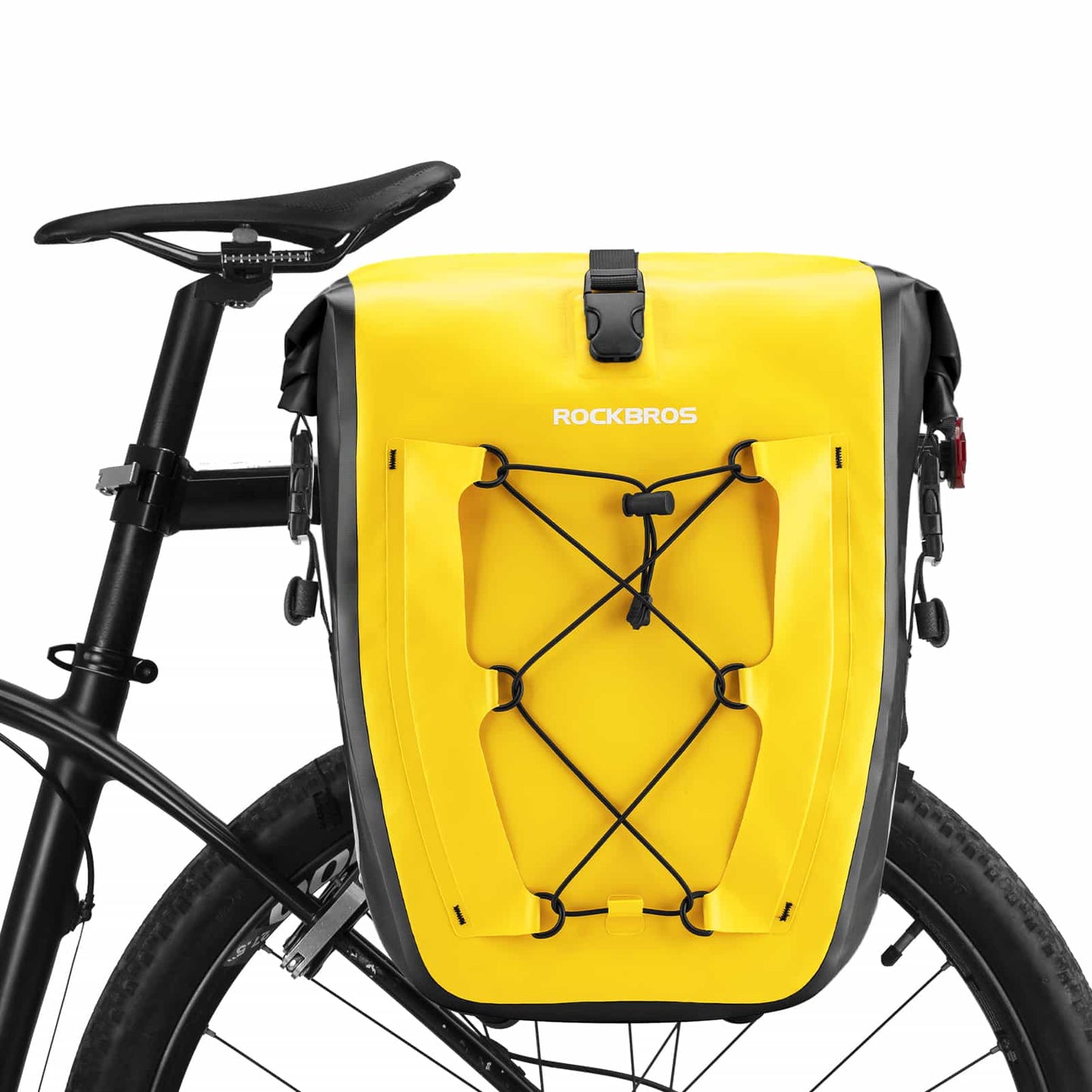 ROCKBROS Gepäckträgertasche 25L-32L 100 % wasserdicht mit Tragegriff