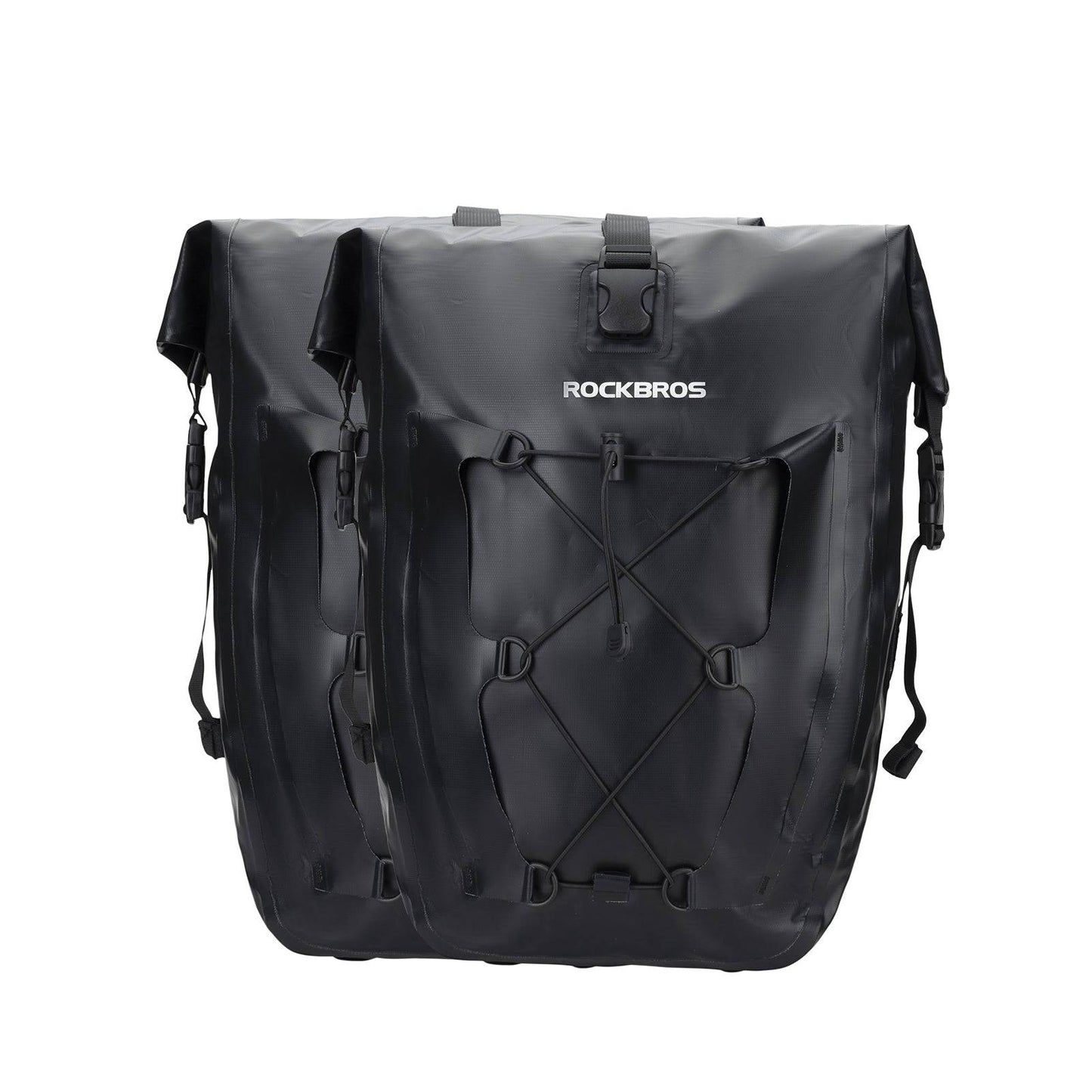ROCKBROS Gepäckträgertasche 25L-32L 100 % wasserdicht mit Tragegriff