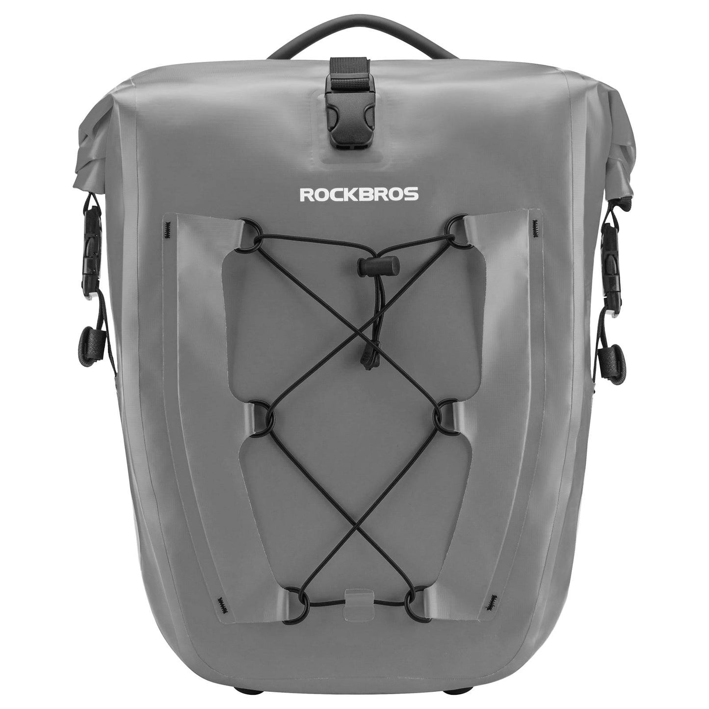 ROCKBROS Gepäckträgertasche 25L-32L 100 % wasserdicht mit Tragegriff