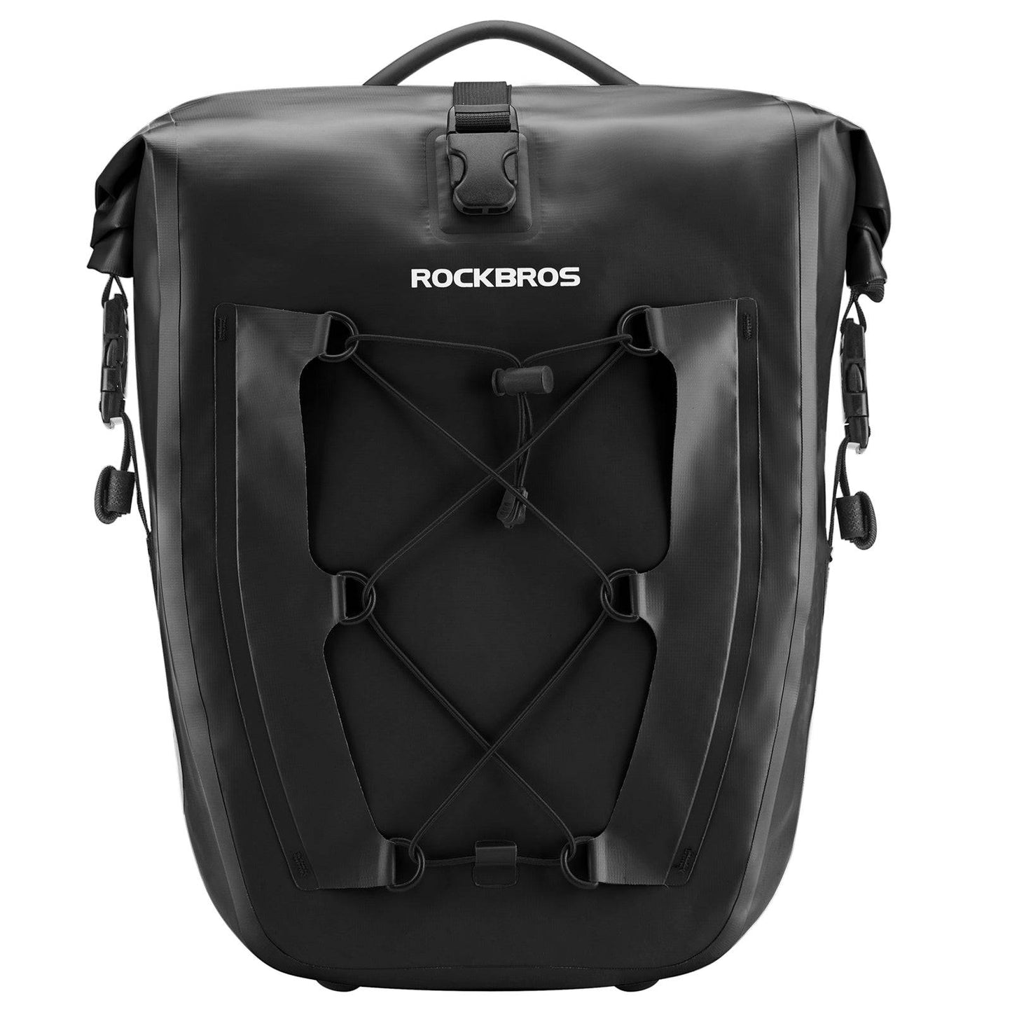 ROCKBROS Gepäckträgertasche 25L-32L 100 % wasserdicht mit Tragegriff