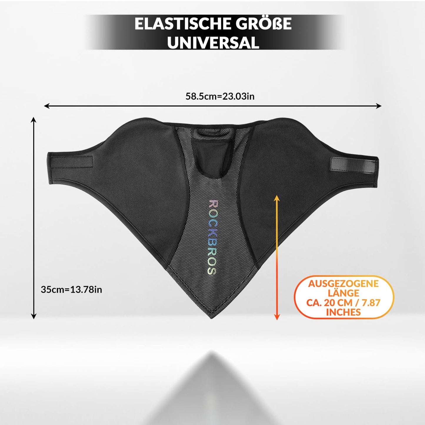 ROCKBROS Half Balaclava for Skiing and Cycling, Men and Women, Breathable