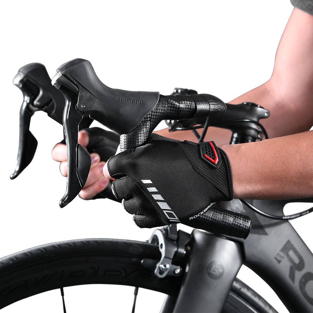 Half-finger MTB gloves for men and women, non-slip