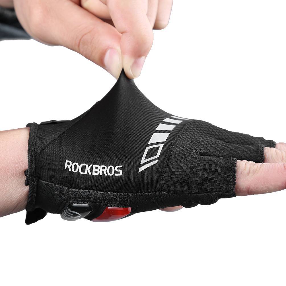 Half-finger MTB gloves for men and women, non-slip