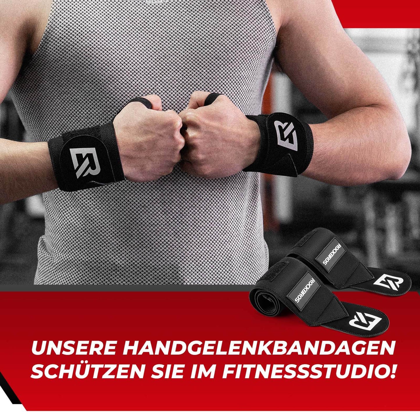 Handgelenkbandage 1 Paar Atmungsaktive Zughilfen für Training & Fitness