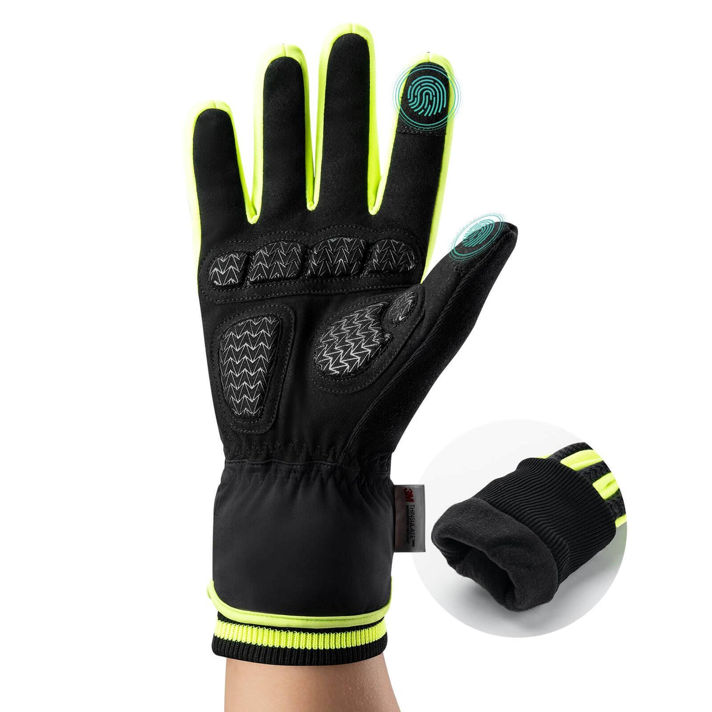 ROCKBROS Gloves Cycling Gloves Touchscreen Thinsulate Ski Gloves
