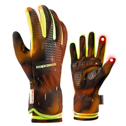 ROCKBROS Gloves Cycling Gloves Touchscreen Thinsulate Ski Gloves