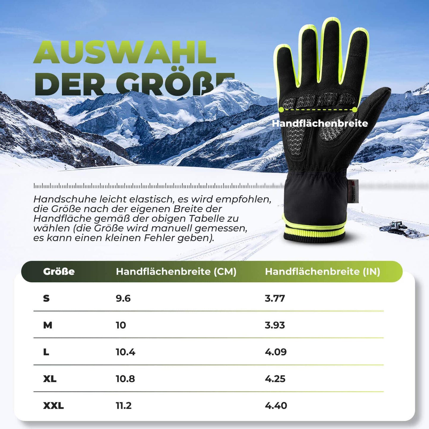 ROCKBROS Gloves Cycling Gloves Touchscreen Thinsulate Ski Gloves
