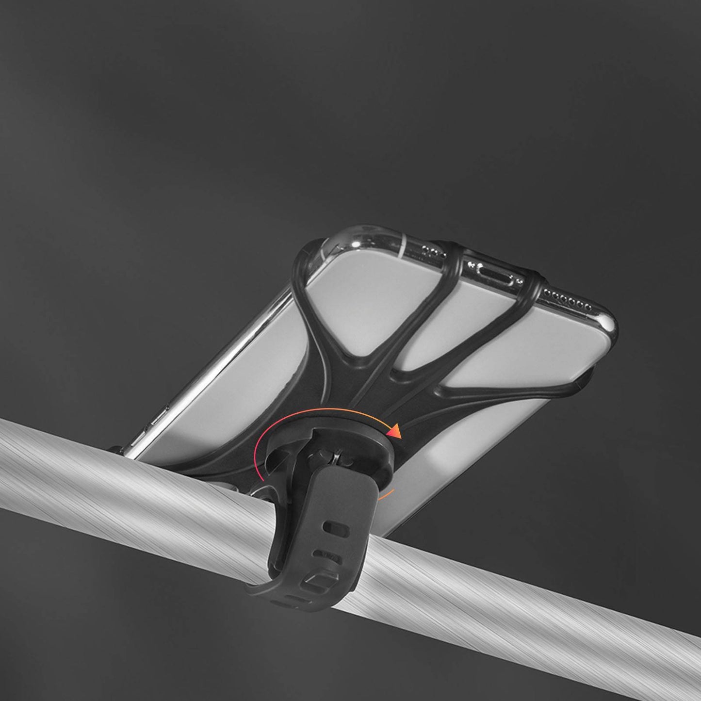 ROCKBROS Handyhalterung aus Silikon 360° Drehbar für Motorrad & Fahrrad