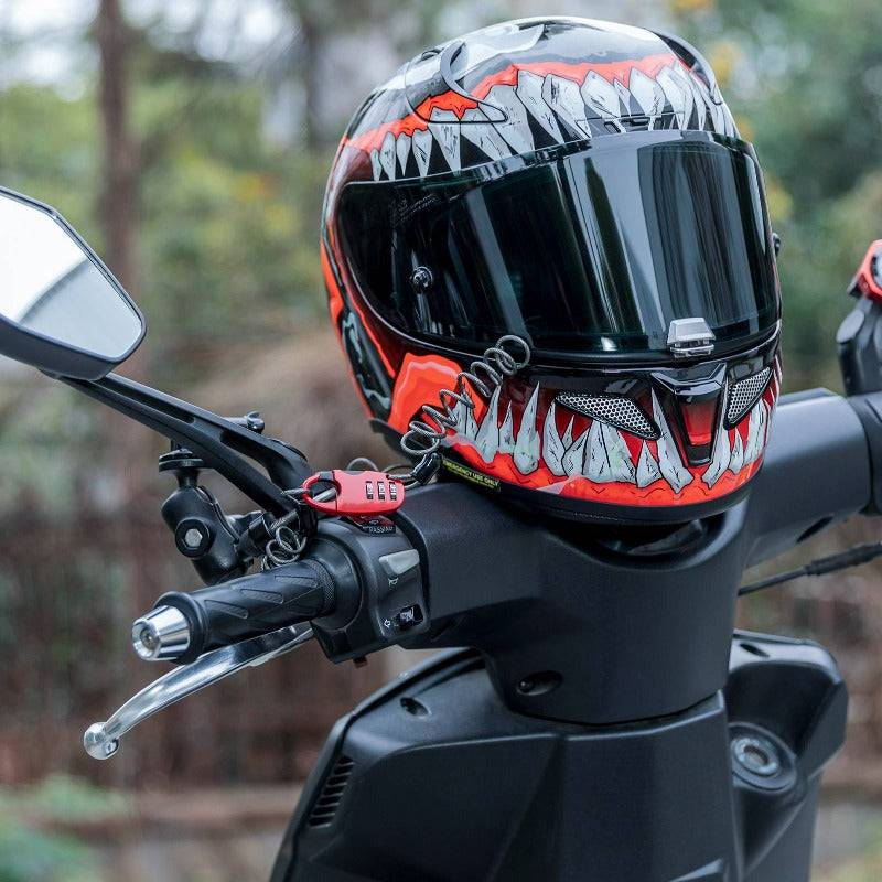 ROCKBROS Helmet Lock Cable Lock Lightweight Combination Lock